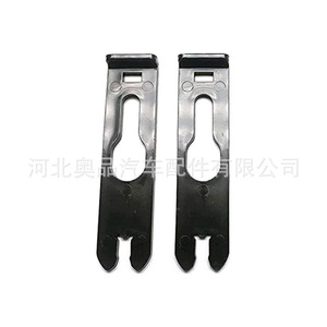 Buick Headlight Mounting Clips And <b>Brackets</b> 10298115 15734237 Black And <b>White</b> Plastic Nylon POMPP Front - Product Image 2