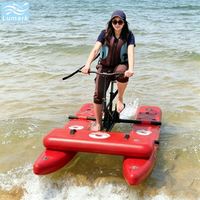 Bateau gonflable plat à structure Drop Stitch, monoplace, avec cadre en aluminium et tapis flottant avant Drop Stitch, portable pour la plage, de Chine Lumark