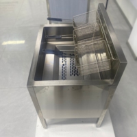 Friteuse électrique commerciale Hansu 45L à double température avec affichage numérique 15000W et contrôle de la température – Équipement de restauration professionnelle