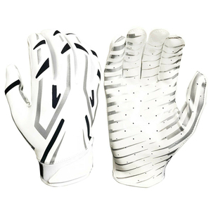 Guantes de Fútbol Americano de Cuero, Impermeables, Antideslizantes y Ligeros para Práctica y Uso en Partidos - Product Image 1