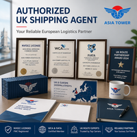 Transit maritime LCL + Express Chine-Royaume-Uni DDU Dédouanement Transporteurs DHL/UPS/FedEx Assurance pour marchandises courantes et pièces automobiles