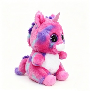 Peluche de unicornio personalizado, unicornio de peluche, unicornio de peluche con ojos grandes, unicornio de peluche rosa, unicornio de peluche brillante - Product Image 2