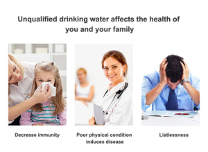 เครื่องกรองน้ำ 5 ขั้นตอน ระบบอัลตราฟิลเตรชั่น พร้อมหินแร่และถ่านกัมมันต์ สำหรับกรองน้ำดื่มที่บ้าน ใช้งานได้ทันที - Product Image 2