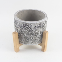 Pot de fleurs d'extérieur pour jardin et balcon, fabriqué en Chine, durable et autoportant