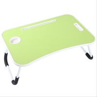 Nouveau bureau d'ordinateur pliable bureau paresseux étudiant dortoir Mobile facile petite Table avec porte-gobelet bureau d'apprentissage