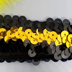 Fabricant New Orleans Saints Bandeau à paillettes Fleur De <span class=keywords><strong>Lis</strong></span> pour femmes Ceinture de tête en plumes - Product Image 5