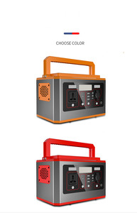 Nouvelle conception de station d'alimentation solaire portable 200W 300W 500W 110V 220V avec contrôleur MPPT, générateur d'énergie pour camping, ordinateur portable et alimentation automobile - Product Image 5