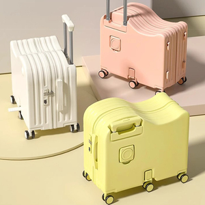 <span class=keywords><strong>Valigia</strong></span> per Bambini Nuovo Modello 22 Pollici, Trolley da Viaggio Piccolo con Seduta per Bambini e Bambine, <span class=keywords><strong>Valigia</strong></span> con Lucchetto a Combinazione - Product Image 2
