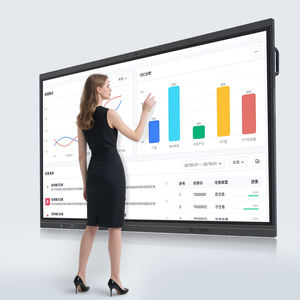 Tableau blanc interactif intelligent de 65 à 110 pouces, <span class=keywords><strong>écran</strong></span> intelligent de 75 pouces avec double système d'exploitation pour l'éducation, la formation et les conférences, fabriqué en usine depuis 14 ans - Product Image 2