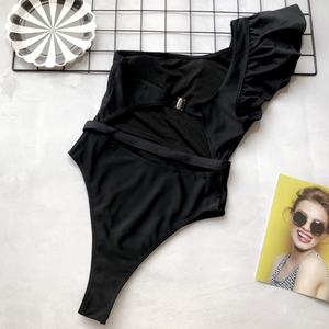 ชุดบิกินี่ผู้หญิงไซส์ใหญ่แบบขายส่ง ผ้าสั่งทำพิเศษ พร้อมกางเกงวีสตริง แห้งเร็วและมีคุณสมบัติต้านเชื้อแบคทีเรีย - Product Image 1