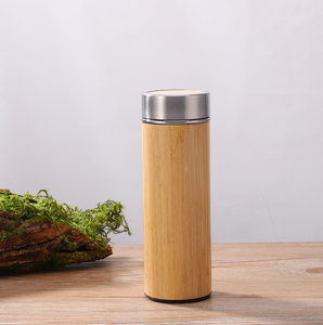 Tasse de voyage isolée en céramique de 450ml réutilisable écologique café thé bouteille d'eau portable verres pour cadeaux - Product Image 1