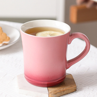 Tasse à dîner épaisse de café en céramique, de Style nordique, faite à la main, personnalisée et créative, 11oz
