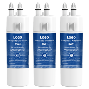 Filtre à eau pour réfrigérateur RW01, remplacement pour W10295370A, type charbon actif, plastique, installation facile - Product Image 1