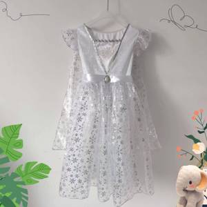 Venta Directa de Fábrica MS, Ropa de Verano para Bebé Niña, Vestido Blanco de Elsa para Fiesta de Cumpleaños - Product Image 2
