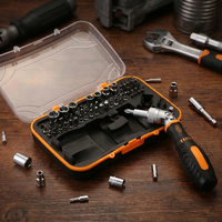 Kit de tournevis de précision multifonctionnel OEM industriel de 61 pièces en plastique magnétique pour la réparation d'ordinateurs, de montres et de téléphones portables