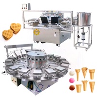 Biscuit Cookie Gaufre Gaufre Bâton Forme Ligne De Production Prix Gaz Crème Glacée Cône Faire Rouleau Oeuf Rouleau Maker Machine Électrique