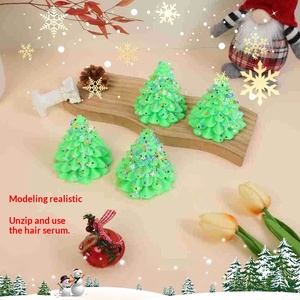 Jouet de décompression en forme de sapin de Noël, simulation d'ambiance de Noël, jouet musical à presser, dessin animé simple, en matériau TPR, unisexe, pour bureau - Product Image 3