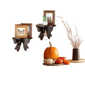 <b>Wall</b> <b>Mounted</b> Wooden <b>Shelf</b> Irregular Shape Multi-purpose Storage Living Room Display Rack Jq1211 - Product Image 5