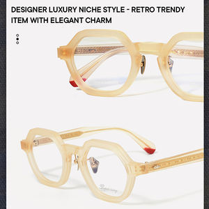 Monture de lunettes optiques en acétate faite à la main, <span class=keywords><strong>nouvelle</strong></span> arrivée, Saint Van Gogh, texture premium, montures de lunettes pour toutes les occasions - Product Image 5