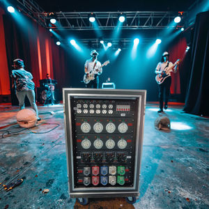 Boîtier de distribution d'alimentation électrique triphasé Manchange Socapex à 24 canaux pour sonorisation en direct, distributeur de puissance US Edison - Product Image 3