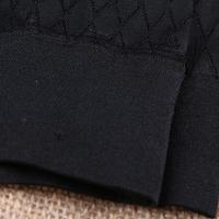 Chaussettes noires longues aux genoux pour hommes Bas en nylon Respirant et absorbant la transpiration Stocks de sport pour hommes