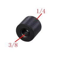 Vis en métal 1/4 femelle vers 1/4 femelle ou 1/4 femelle vers 3/8 femelle pour trépied, bras magique, appareil photo reflex numérique, accessoires de studio photo