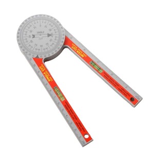 Aluminum Alloy Angle Gauge 360 Degree Protractor Woodworking DIY Cutting Tool - Product Image 3