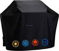 Housse de protection pour barbecue, imperméable, résistante aux UV, pour extérieur
