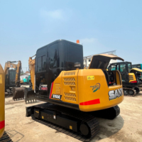 Mini-excavatrice Sany SY65C d'occasion de 6,5 tonnes, excavatrice compacte hydraulique Sany SY60 SY75 d'occasion à vendre
