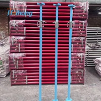 Tubos de Soporte de Acero Ajustables de 2m, 3.5m y 4m para Encofrado de Losas en Construcción y Andamios