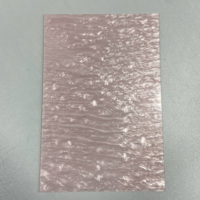 Plaque acrylique rose nacré 3mm 5mm, panneau en plexiglas couleur irisée pour signalétique, affichage et artisanat