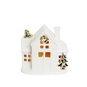 New Arrival Ceramic <strong>Christmas</strong> <strong>House</strong> With Led Lighted Ceramic <strong>Christmas</strong> <strong>Village</strong> <strong>Houses</strong> Elegance to <strong>Christmas</strong> Decor - Product Image 6