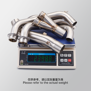 Nouveau Kit Système d'Échappement 51mm avec <span class=keywords><strong>Silencieux</strong></span> pour <span class=keywords><strong>MT09</strong></span> FZ09 XSR900 Inclut Accessoires Moto MT-09 FZ-09 - Product Image 6