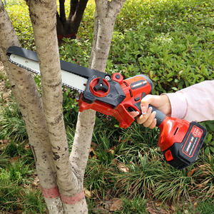 Tronçonneuse à main au lithium à batterie de 8 pouces et 6 pouces Mini tronçonneuse électrique sans fil portable Tronçonneuse - Product Image 3