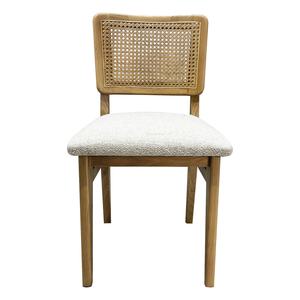 Modern Home Furniture Solid Oak Wood Upholstered Fabric Rattan <b>Chair</b> Dining Furniture Wooden Dining <b>Chair</b> Seat - Product Image 3