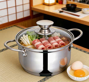 Casserole en acier inoxydable <span class=keywords><strong>Fissler</strong></span> 304, fabrication indienne, vente en gros, 2 pièces, ensemble de cuisine de luxe de qualité supérieure, marmites à soupe et à bouillon - Product Image 6