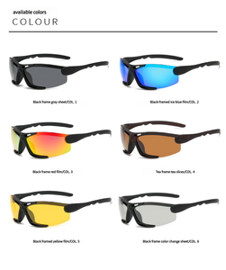 Thời trang phân cực Kính mát cho nam giới UV chống Windproof thể thao kính cho các hoạt động ngoài trời trượt tuyết Kính câu cá - Product Image 2