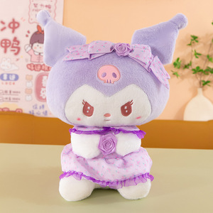 Nuovo Peluche Sanrioed Rose Melody, Bambola <span class=keywords><strong>Kuromi</strong></span>, Bambola Compagna per Bambine, Regalo di Compleanno - Product Image 1
