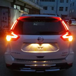 <span class=keywords><strong>Nissan</strong></span> <span class=keywords><strong>Xtrail</strong></span> X-Trail X 2ชิ้น,LED 2014-2020ไฟท้ายกันชนหลัง DRL ไฟตัดหมอกไฟเบรค - Product Image 5