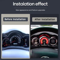 Auto-LCD-Digitalanzeige für Toyota Fortuner/Hilux/Vigo 2005-2015 Virtuelles Cockpit Tachometer Auto-Armaturenbrett-Headunit-Display