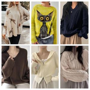 Venta al por Mayor <span class=keywords><strong>de</strong></span> Suéteres Casuales para <span class=keywords><strong>Ropa</strong></span> <span class=keywords><strong>de</strong></span> Mujer, Empaque Mixto, Entrega Aleatoria <span class=keywords><strong>de</strong></span> Suéteres Modernos para Mujer - Product Image 5