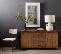 Furnitur Ruang Makan Modern Bufet Kabinet Bufet Kayu Meja Prasmanan
