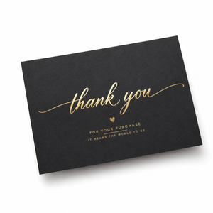 Carte de remerciement personnalisée pour service après-vente, carte de louange imprimée, carte de remerciement pliée en deux - Product Image 2