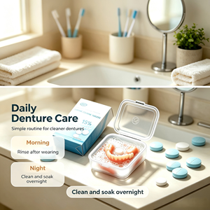 Tabletas Limpiadoras para Retenedores Dentales <span class=keywords><strong>Invisalign</strong></span>, Tabletas Sólidas Desechables para el Cuidado Bucal - Product Image 5