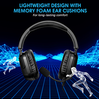Casque de jeu, écouteurs Esports, lumière RGB, casque avec micro, son stéréo basses profondes pour PS5 PS4 PC