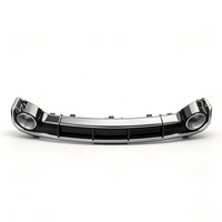 Nouveau kit de carrosserie de conversion style RS6 pour Audi A6 C7 Berline 2012-2015, avec fixation par clip, lèvre de pare-chocs avant et clips de calandre nid d'abeille
