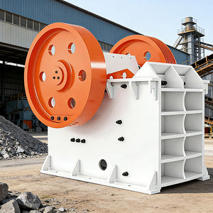 เครื่องบดกรามแบบพกพาขนาดเล็ก C150 พร้อมมอเตอร์และเกียร์ กำลังการผลิตสูงสุด 1200 ตัน/ชม. สำหรับหิน แร่ และอัญมณี - Product Image 1