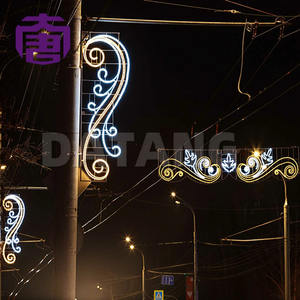 Luces LED Decorativas para Exteriores, Impermeables, para Festivales y Celebraciones, Luces LED 2D con Motivos, para Decoración de Postes - Product Image 6