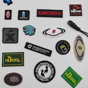 Cá Nhân 3D Mềm Cao Su PVC Silicone Nhãn Vá Tên Thương Hiệu Tag Cho Quần Áo Túi Giày Túi Xách - Product Image 6