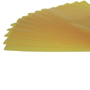 Cubierta de PVC Industrial Mingyang para Encuadernación, A4 210x297mm, Transparente, Amarilla, Rígida, para Libros - Product Image 4